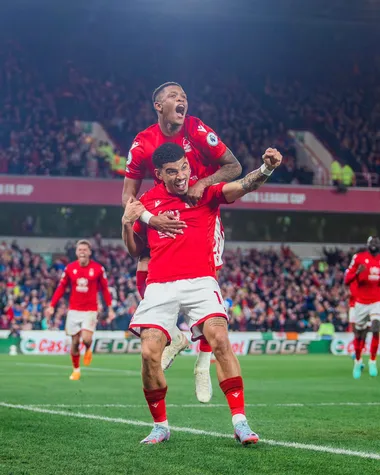 El Nottingham Forest celebró por todo lo alto el triunfo de este miércoles (Nottingham Forest) 