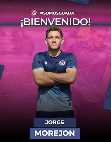 Jorge Morejón refuerza a Guadalupe (Instagram).