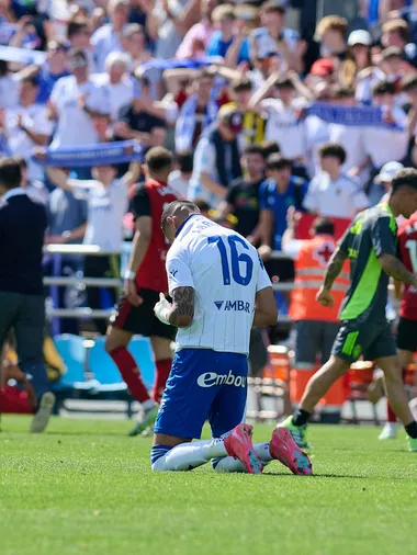 Arriaga dio lo mejor de sí en el poco tiempo que jugó en el Zaragoza. Anotó un gol ante Huesca.