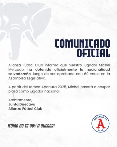 La confirmación de Alianza sobre Michell Mercado.