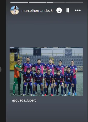 La historia de Marcel Hernández (Instagram).
