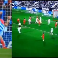 El gol que le hacen a Keylor Navas contra Leganés