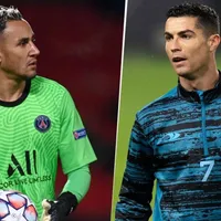 El sobrio saludo de Cristiano Ronaldo a Keylor Navas en PSG vs. Riyadh Season (VIDEO)