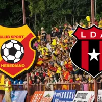 Donde ver Herediano y Alajuelense.