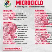 Selección de Panamá inicia microciclos en el Rommel Fernández