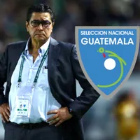 Luis Fernando Tena con la Selección de Guatemala.