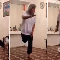Lo hizo de nuevo: el Mágico llevó el 10 toques challenge a otro nivel