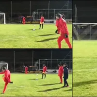 Viral: Thomas Christiansen anota golazo de tiro libre en entrenamiento de Panamá