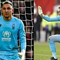 ¡Duro golpe! Así quedó el rostro de Keylor Navas tras debutar con el Nothingham Forest