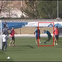 Keylor Navas la sigue rompiendo en los entrenos de Real Madrid ¡Que atajada!