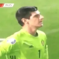 Errorazo de Courtois le cuesta un gol a Bélgica