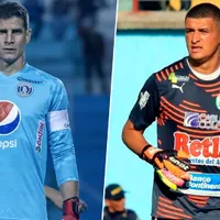 Jonathan Rougier y Harold Fonseca se disputan la portería de Honduras. (Foto: Diario Diez)