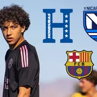Brilló ante el Barcelona y eligió a la Selección de Honduras: así juega la joya de 16 años que Nicaragua dejó escapar