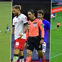 Insólito: delantero de Cruz Azul iba a convertir y el árbitro evitó el gol [VIDEO]