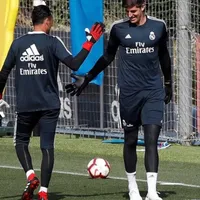 Solari sacó a un portero para llevarse a Courtois al Mundialito