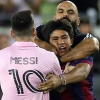 La maniobra del guardaespaldas de Lionel Messi para cuidar al argentino [VIDEO] 