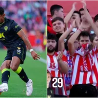 Choco Lozano fue ovacionado por la afición de Almería durante el juego ante Granada