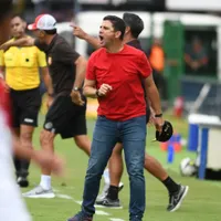 Alexander Vargas celebró la victoria de Herediano.
