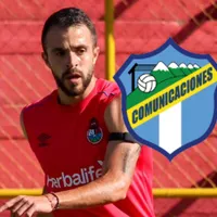 Rodrigo Saravia entrenando con Municipal.