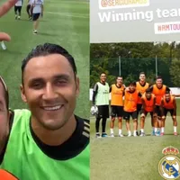 Keylor, en el “equipo campeón” de la práctica de Real Madrid