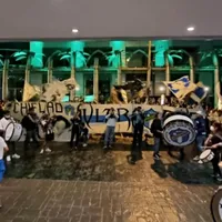 ¡Banderazo crema! Los aficionados de Comunicaciones en la previa contra contra el New York City