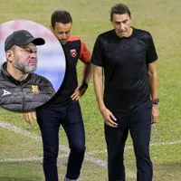 Alexandre Guimarães responde ante las acusaciones de Jafet Soto. (Foto: La Nación)