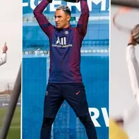 Keylor Navas se destaca jugando al baloncesto en el PSG [VIDEO]