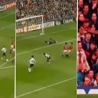 Wanchope recordó su primer gol con el Derby County ante el Manchester United