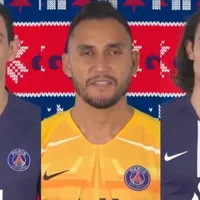 Keylor Navas encabezó el saludo latino de Navidad del PSG
