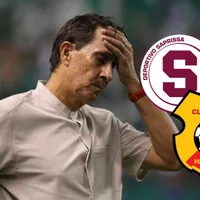 Guimaraes se toma la cabeza lamentándose.