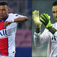 Keylor Navas llenó de elogios a Kylian Mbappé tras el partido ante Barcelona