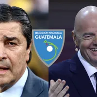 Luis Fernando Tena y Gianni Infantino.