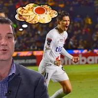 Andres Agulla siguió el partido del Alianza y hasta se acordó de las pupusas