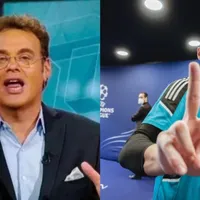 David Faitelson menospreció la Champions del Real Madrid y Thibaut Courtois le respondió
