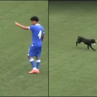Momento insólito: Un protagonista inesperado se robó el show en el partido de Guatemala vs El Salvador de los Juegos Centroamericanos