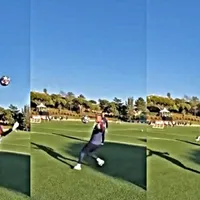 Keylor Navas le demostró a Neymar que también sabe jugar con los pies