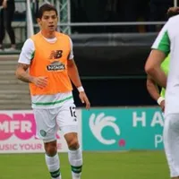 Cristian Gamboa observó de lejos la despedida del Celtic