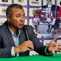 Mauricio Tapia rompe el silencio tras la trifulca de los jugadores de Antigua contra los aficionados de Malacateco