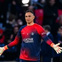 Keylor Navas por encima de toda la plantilla del Borussia Dortmund. (Foto: Getty Images)