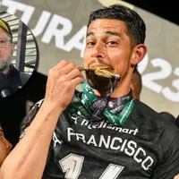 Ariel Rodríguez le dedica un mensaje a Jafet Soto tras consagrarse campeón: "Sin medalla no sabe igual"