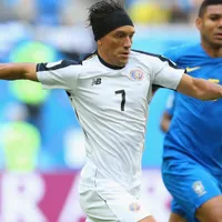 Bolaños jugando para la selección nacional de Costa Rica