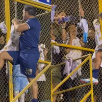 El Pescado Ruiz causa sensación en los aficionados de Comunicaciones en la despedida del Moyo Contreras