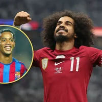 Quién es Akram Afif, el “mago” qatarí de peinado afro que comparan con Ronaldinho
