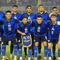 El once inicial de la Selección de El Salvador en su último partido ante Montserrat.