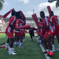 El video de la Selección de Panamá haciéndole un "túnel" a Samuel Baptista