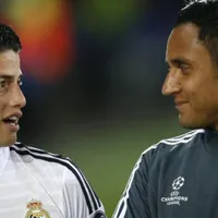 Keylor se reencontró con James e hizo estallar las redes sociales