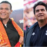 Paté Centeno confronta con Vladimir Quesada antes de Herediano vs. Saprissa por la Supercopa