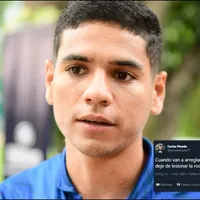 Carlos Pineda: "¿Cuando van a arreglar la cancha del Estadio Nacional?"