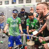 Alex Roldán protagonista en los festejos del Seattle Sounders [VIDEO]