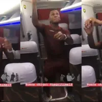 El baile de Alberto Quintero tras la clasificación de Universitario